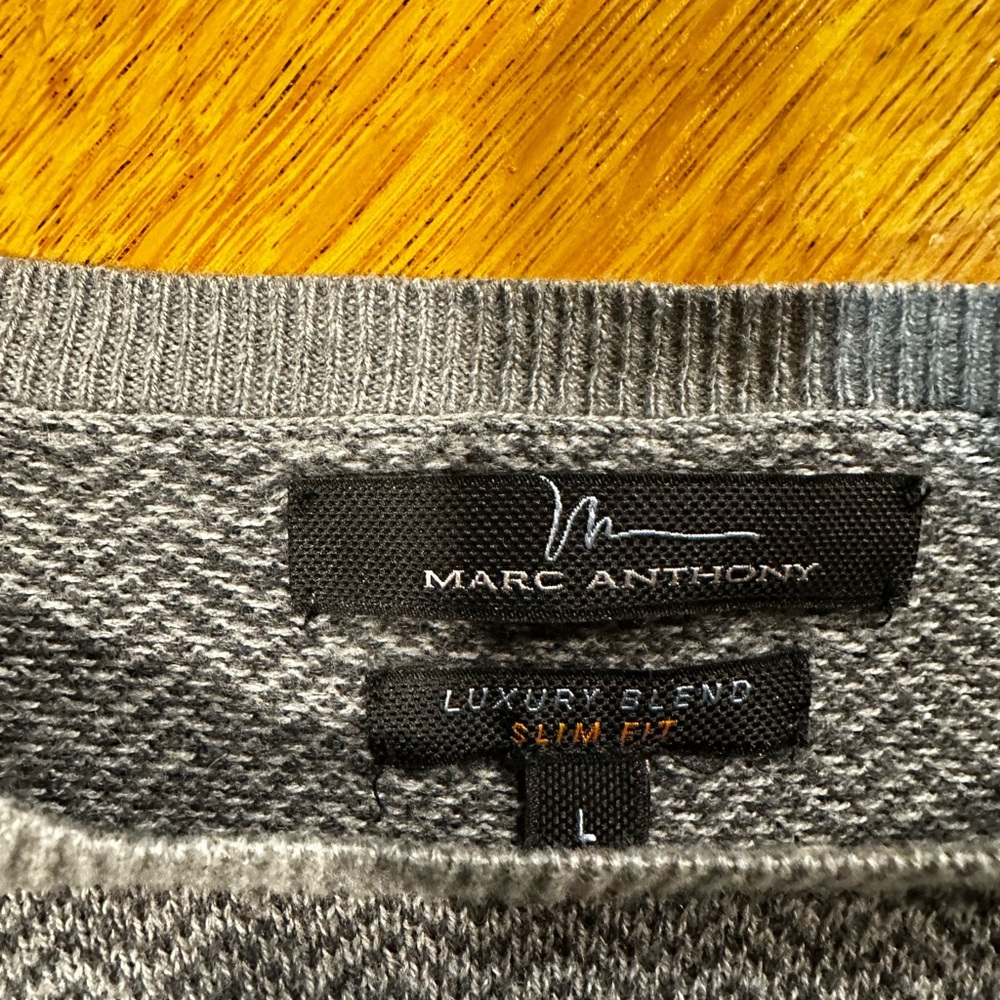 Marc Anthony Charcoal Crewneck Sweater